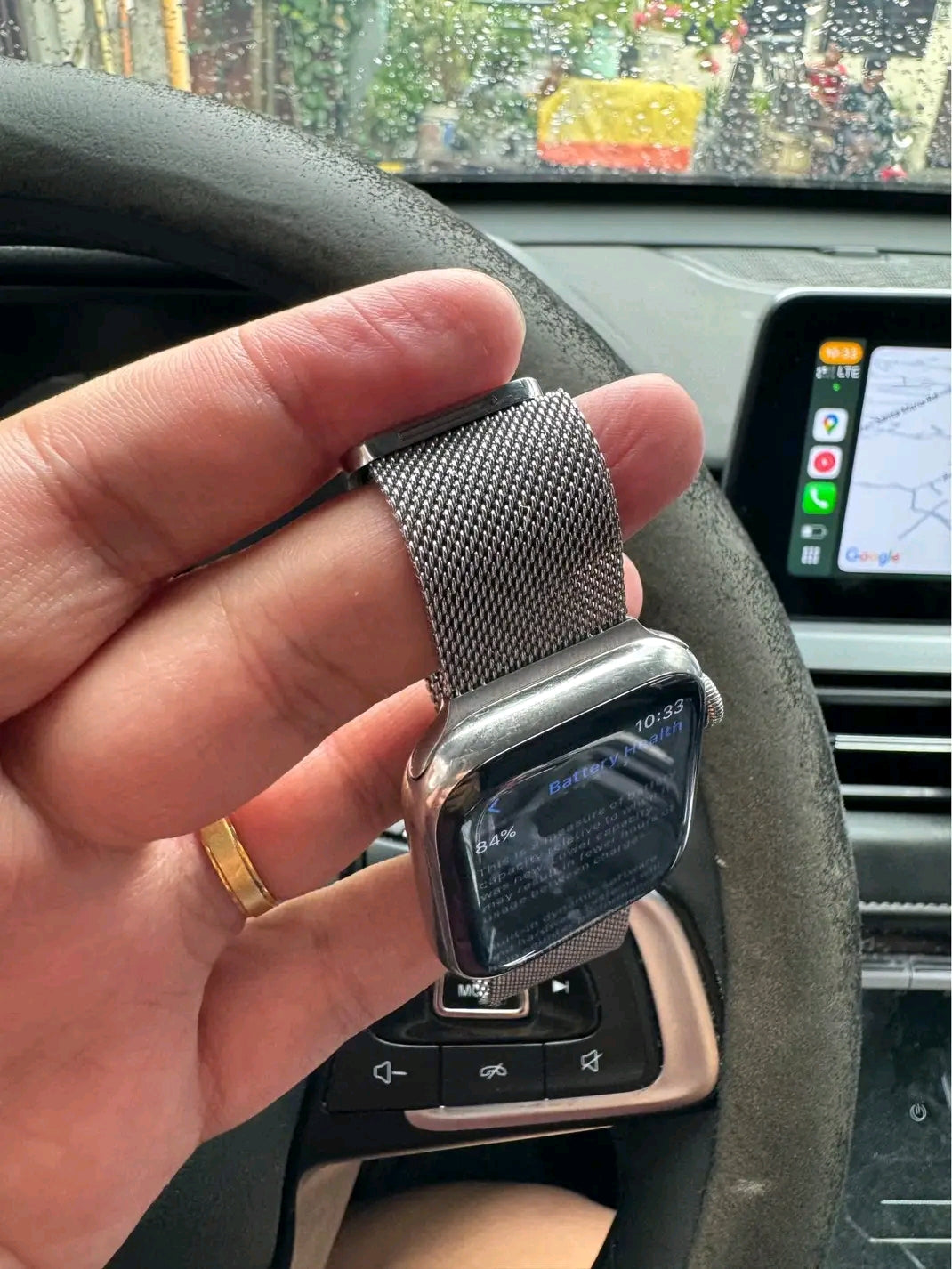 Apple logo series 10 Silver with Magnetic Chain