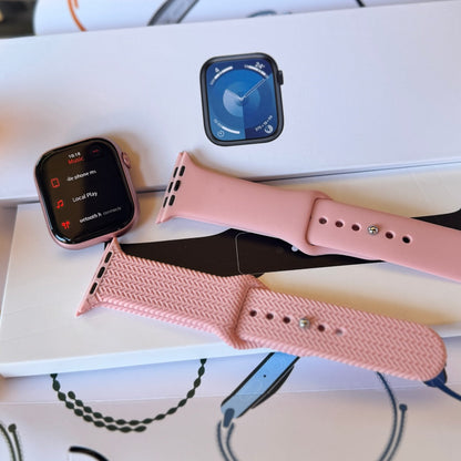 Apple logo watch series 9 Matte Gold